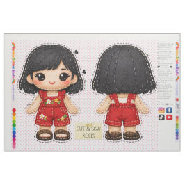 初心者のための子供用裁縫キット: カット＆ソープラッシー ファブリック