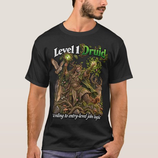 初心者のドルイド Tシャツ (正面)