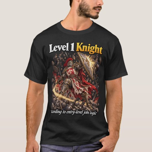初心者の騎士 Tシャツ (正面)