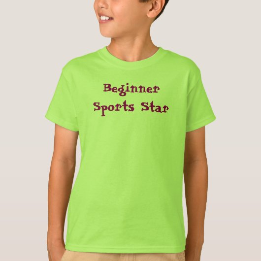 初心者スポーツスター Tシャツ (正面)