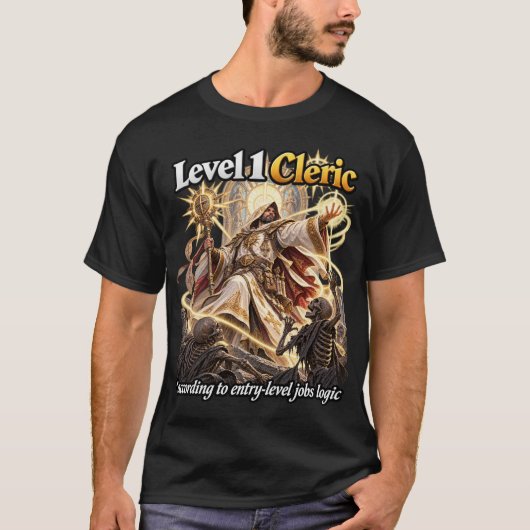 初心者聖職者 Tシャツ (正面)