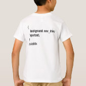 初心運転手のためのプログラミングジョーク Tシャツ (裏面)