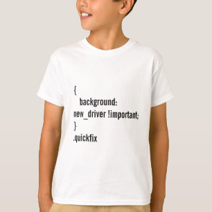 初心運転手のためのプログラミングジョーク Tシャツ