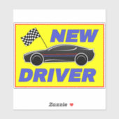 初心運転者向けカーステッカー - 自動車学校 シール (シート)