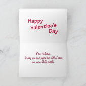 初恋のバレンタインデーカード シーズンカード (内部)