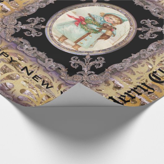 初恋の大切なビクトリア時代の人 ラッピングペーパー (コーナー)