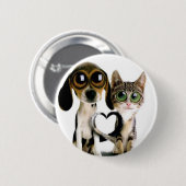 初恋の平和 缶バッジ (正面&裏面)