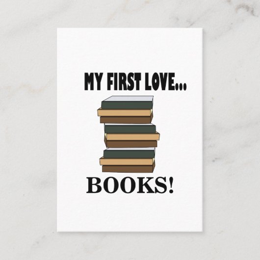 初恋の本 名刺 (正面)