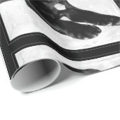 初恋の黒ラブラドル ラッピングペーパー (ロールコーナー)