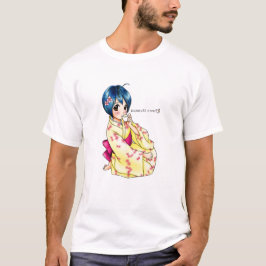 初恋のYukataの女の子 Tシャツ