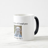 初恋は犬の生命に…導きます! モーフィングマグカップ (正面右)