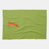 初恋タオルの~のキーウィ キッチンタオル (横)