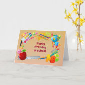 初日おめでとう カード (黄色い花)