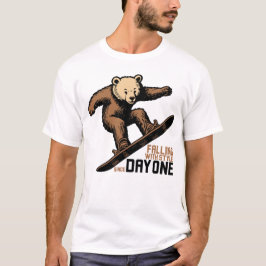 初日からスタイリッシュに転ぶ Tシャツ
