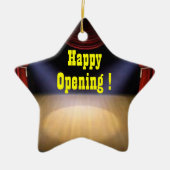 初日のギフトのオーナメント セラミックオーナメント (正面)