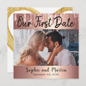 初日写真夫婦記念ギフトカード サンキューカード (正面/裏面)