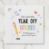 初日新学期スクエア フェイバータグ (正面)