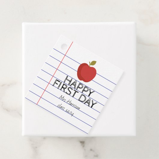 初日新学期先生Cookieメッセージカード フェイバータグ (インサイチュ)