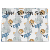 初日誕生日 ラージペーパーバッグ (正面)