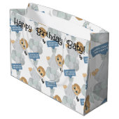 初日誕生日 ラージペーパーバッグ (裏面アングル)