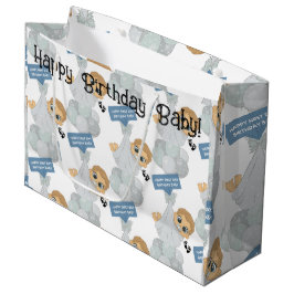 初日誕生日 ラージペーパーバッグ