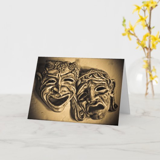 初日 カード (黄色い花)