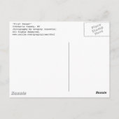 初日 ポストカード (裏面)