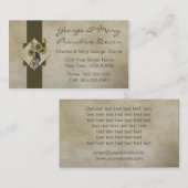 初期のなカラスおよびヒマワリの一見の名刺 名刺 (正面/裏面)