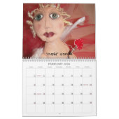 初期のなカレンダー カレンダー (2月 2026)