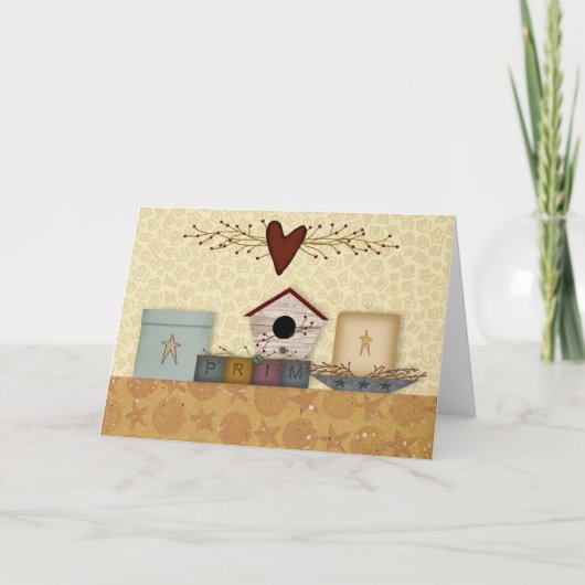 初期のなコレクションのメッセージカード カード (正面)