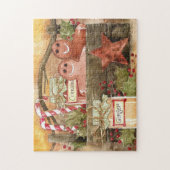 初期のなジンジャーブレッド及びシナモンのバスケットのパズル ジグソーパズル (縦)