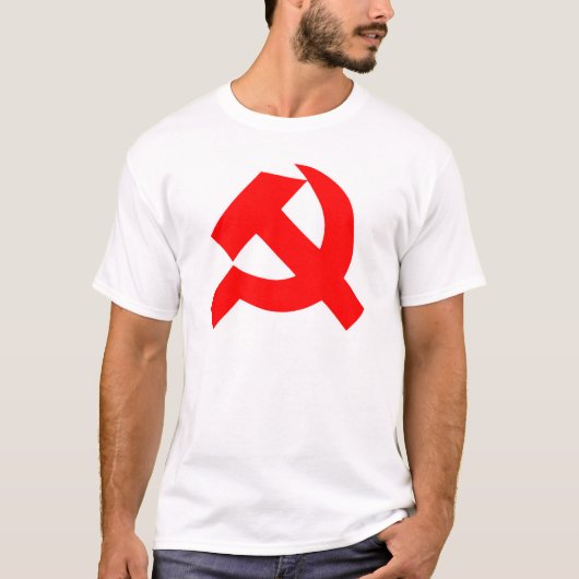 初期のなソ連国旗ソビエト連邦CCCP Tシャツ (正面)