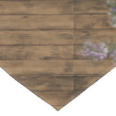 初期のな国のラベンダーの素朴な納屋木 テーブルクロス (アングル)