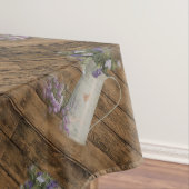 初期のな国のラベンダーの素朴な納屋木 テーブルクロス (インサイチュ)