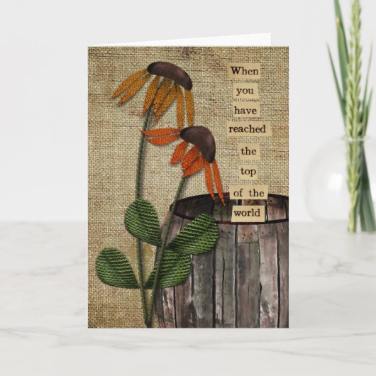 初期のな挨拶状 カード (正面)