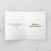 初期のな民芸のクリスマスカード-揺り木馬 シーズンカード (内部)