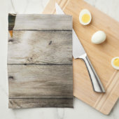 初期のな納屋の木製の西欧諸国のマガモのアヒル キッチンタオル (四つ折り)