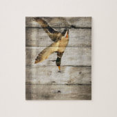 初期のな納屋の木製の西欧諸国のマガモのアヒル ジグソーパズル (縦)