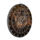 初期のな納屋の木製の西欧諸国の水鳥の水潜り鳥 ダーツボード (正面左)