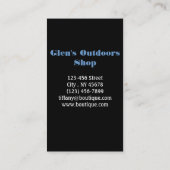 初期のな納屋の木製の西欧諸国の水鳥の水潜り鳥 名刺 (裏面)