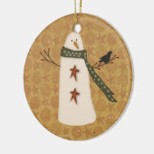 初期のな雪だるまのオーナメント セラミックオーナメント (左)