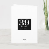 初期のな雪だるまのクリスマスの挨拶状 シーズンカード (裏面)