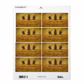 初期のオーナメントラベル ラベル (フルシート)