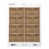 初期のオーナメントラベル ラベル (フルシート)