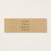 初期のキャンドルスキニーつるラベル (裏面)