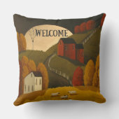 「初期のスタイル/ようこそ」装飾用クッション クッション (裏面)