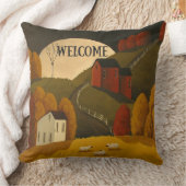 「初期のスタイル/ようこそ」装飾用クッション クッション (ブランケット)