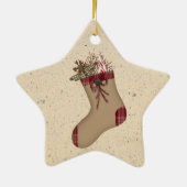 初期のストッキングオーナメント セラミックオーナメント (裏面)