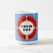 初期のトリートメント救生活 コーヒーマグカップ (中央)