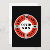 初期のトリートメント救生活 招待状 (正面/裏面)